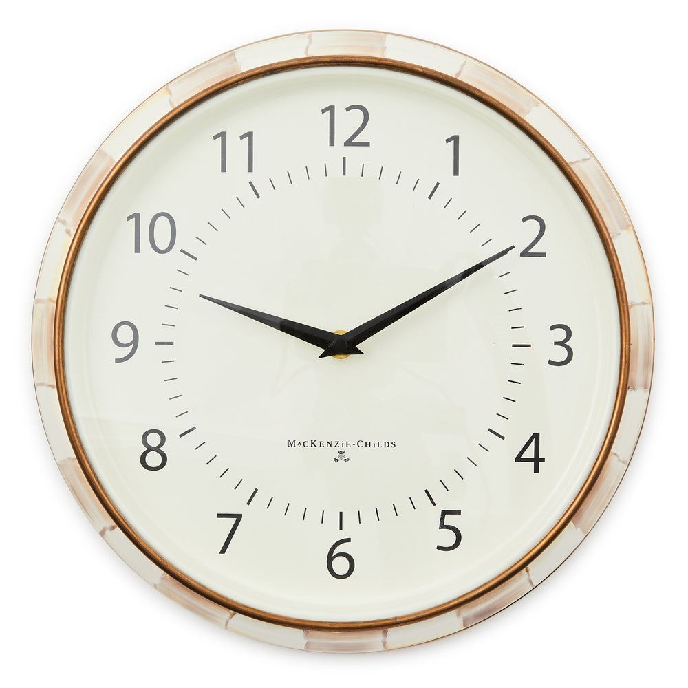 Enamel School Clock