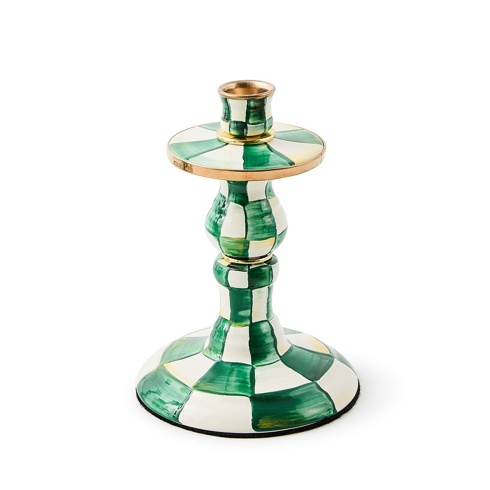 Enamel Dinner Candlestick Holder