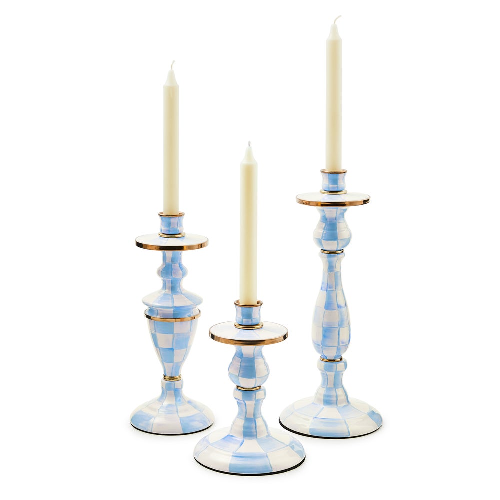 Enamel Dinner Candlestick Holder