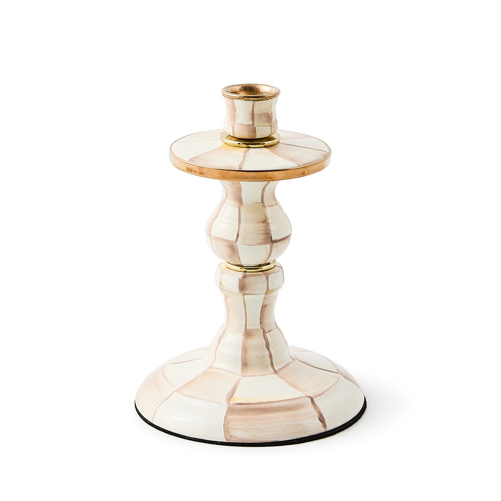Enamel Dinner Candlestick Holder