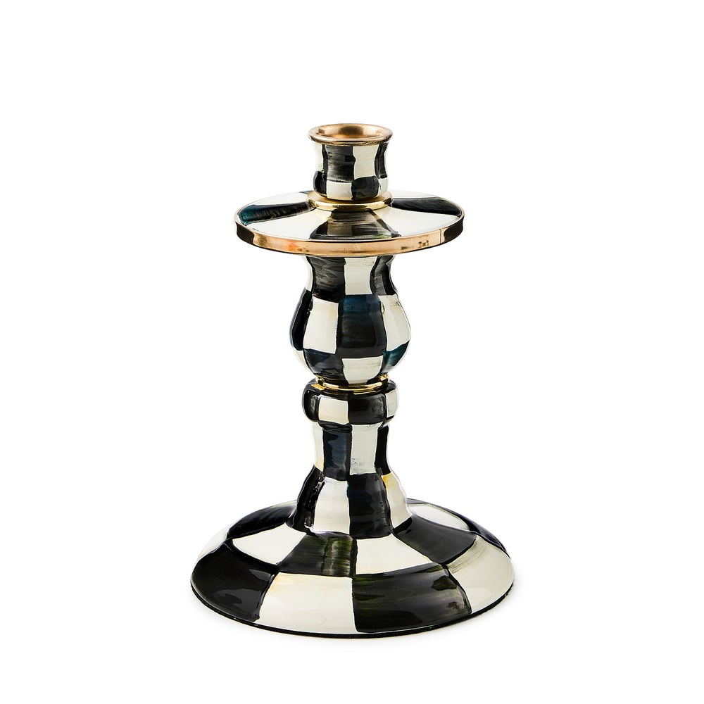 Enamel Dinner Candlestick Holder