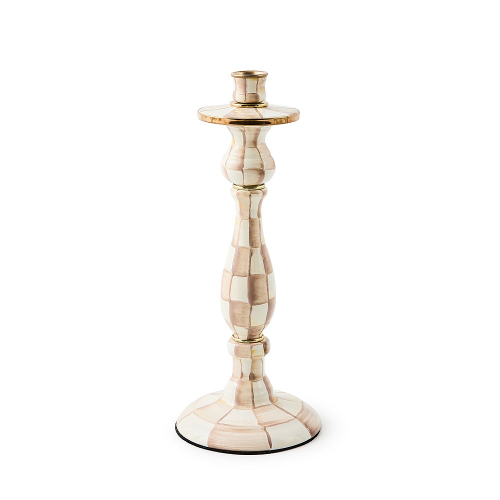Enamel Dinner Candlestick Holder