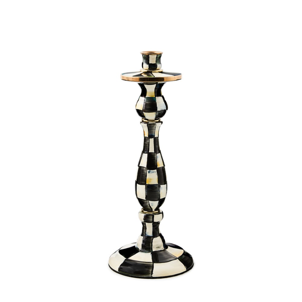 Enamel Dinner Candlestick Holder