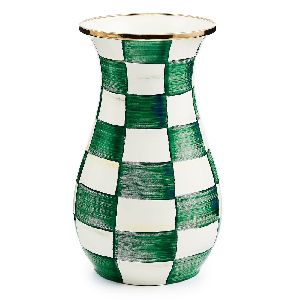Enamel Tall Vase