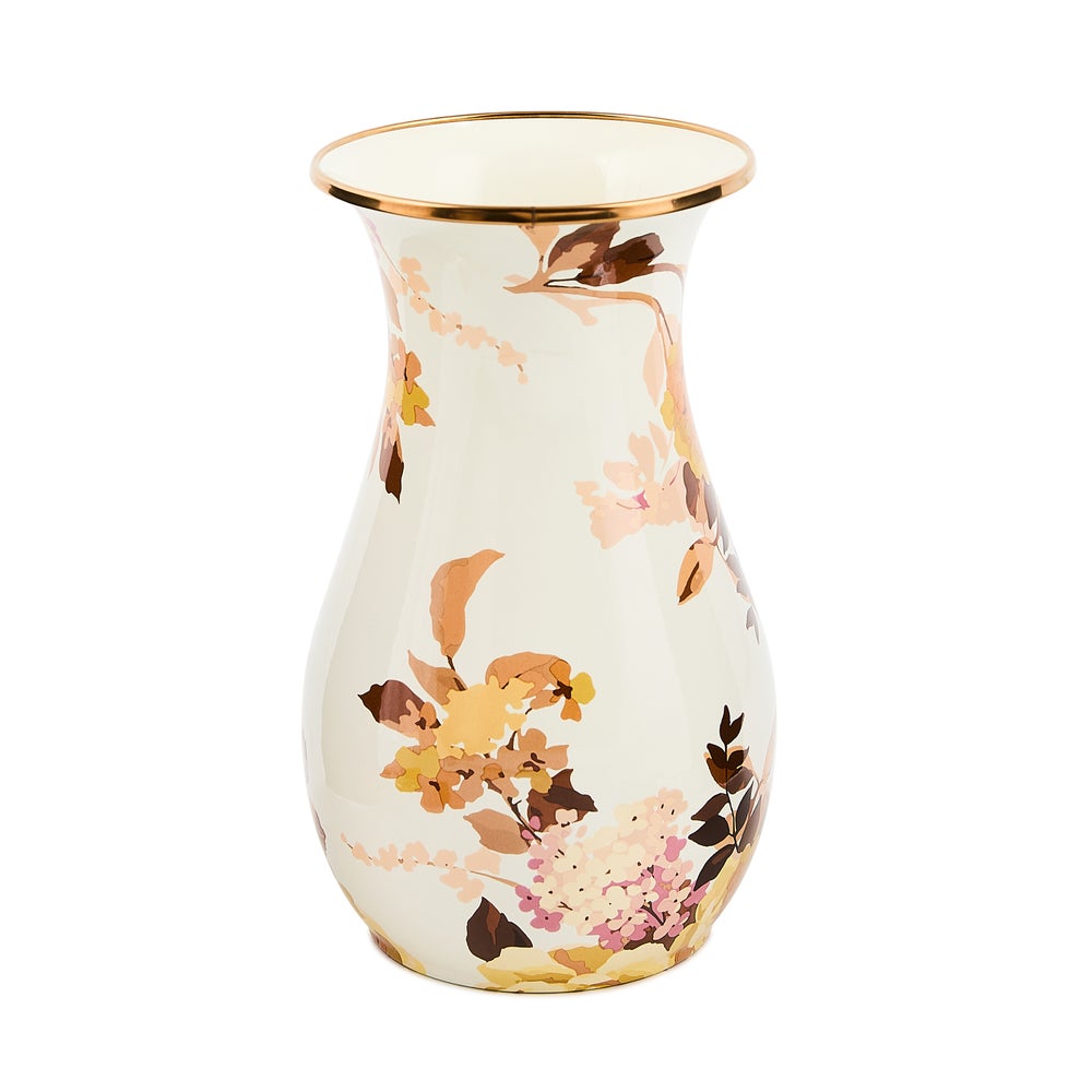 Enamel Tall Vase