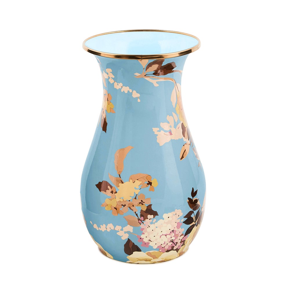 Enamel Tall Vase