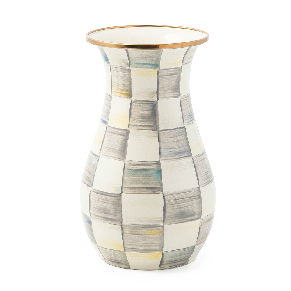 Enamel Tall Vase