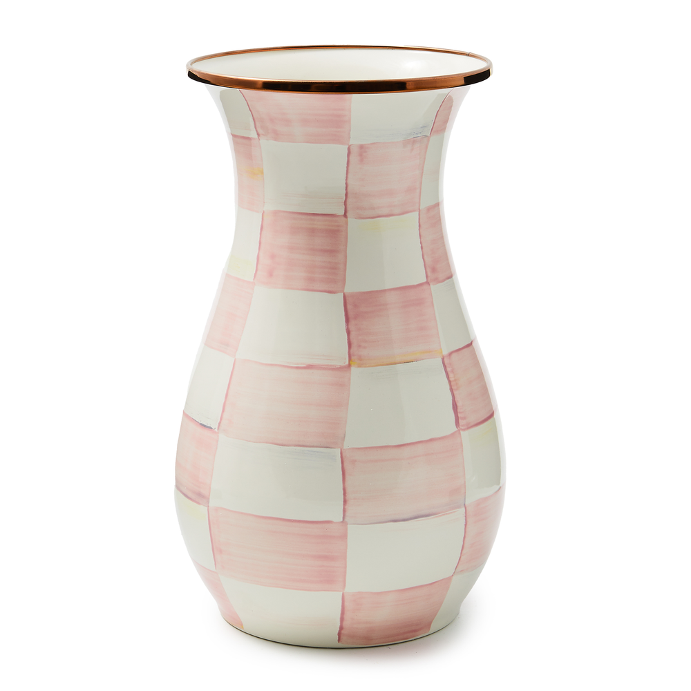 Enamel Tall Vase