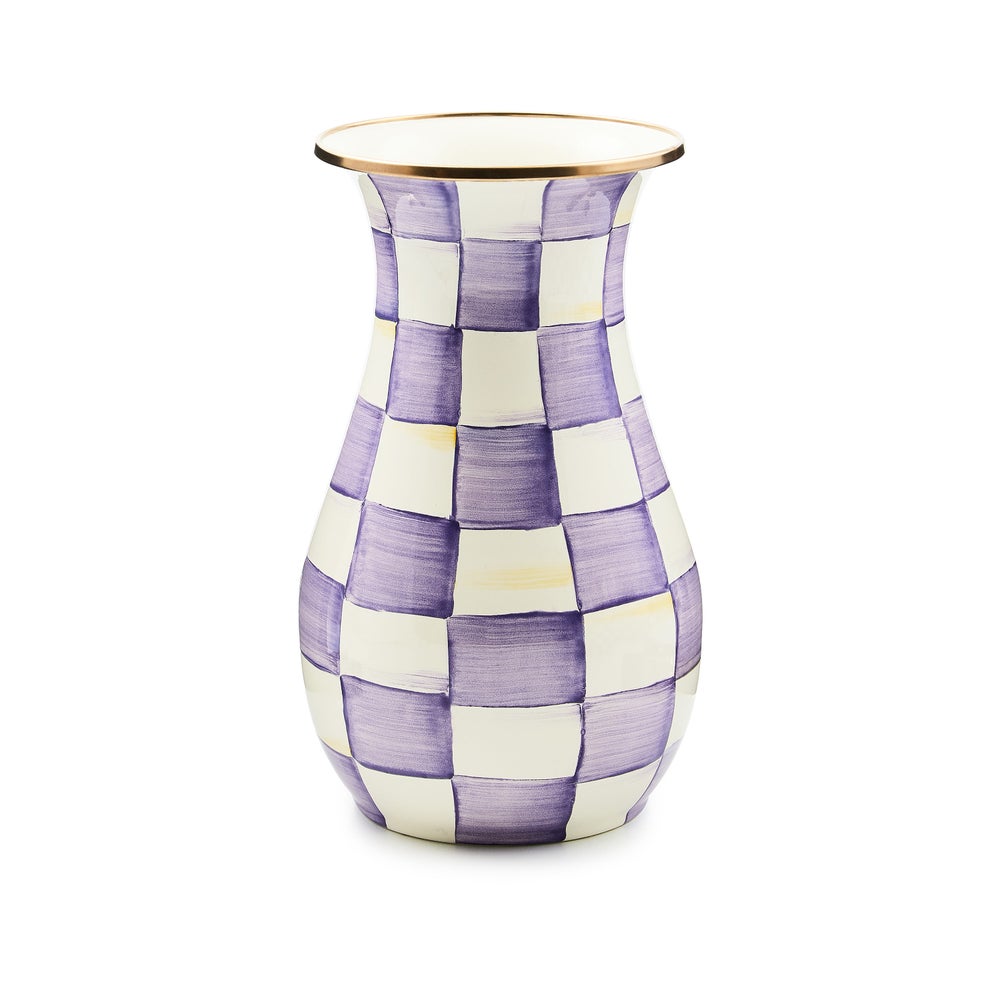 Enamel Tall Vase