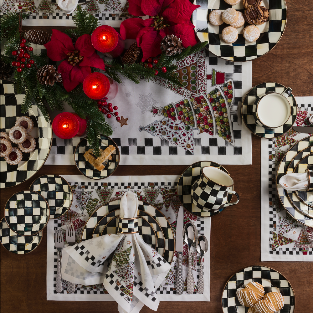 Enamelware Appetizer Plates, Set of 4